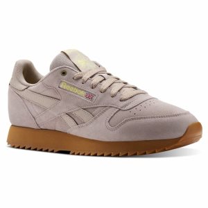 Reebok Classic Leather Montana Cans Turnschuhe Herren - Grau/Gelb - DE 275-BLH